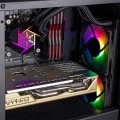 Silverstone VIDA 240 SLIM Obudowa komputera Zestaw do chłodzenia płynami 12 cm Czarny - 2349551
