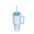 Kubek termiczny z teleskopową słomką Kambukka Rio Tumbler 950ml Frosty Coconut - 2348524