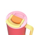 Kubek termiczny z teleskopową słomką Kambukka Rio Tumbler 950ml Pink Papaya - 2348554
