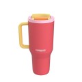 Kubek termiczny z teleskopową słomką Kambukka Rio Tumbler 950ml Pink Papaya - 2348548