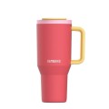 Kubek termiczny z teleskopową słomką Kambukka Rio Tumbler 950ml Pink Papaya - 2348546