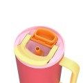 Kubek termiczny z teleskopową słomką Kambukka Rio Tumbler 950ml Pink Papaya - 2348553