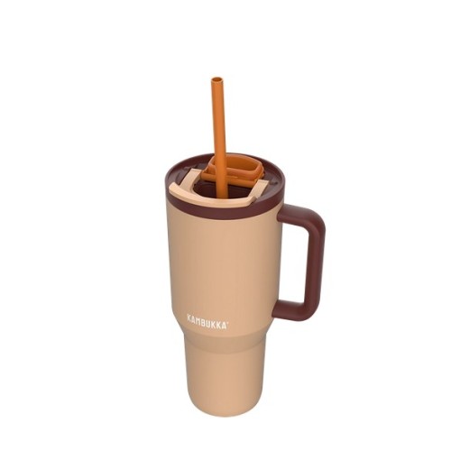 Kubek termiczny z teleskopową słomką Kambukka Rio Tumbler 950ml Almond Dream - 2348564