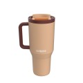 Kubek termiczny z teleskopową słomką Kambukka Rio Tumbler 950ml Almond Dream - 2348567