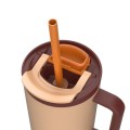 Kubek termiczny z teleskopową słomką Kambukka Rio Tumbler 950ml Almond Dream - 2348568