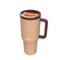 Kubek termiczny z teleskopową słomką Kambukka Rio Tumbler 950ml Almond Dream - 2348566