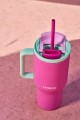 Kubek termiczny z teleskopową słomką Kambukka Rio Tumbler 950ml Bubblegum Mint - 2348592