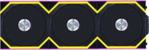 Lian Li UNI FAN SL Wireless 120 Reverse Blade Obudowa komputera Wentylator 12 cm Czarny 3 szt.