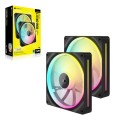 Corsair CO-9051028-WW system chłodzenia komputerów Obudowa komputera Wentylator 14 cm Czarny 2 szt. - 2349423