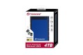Transcend StoreJet 25H3 zewnętrzny dysk twarde 4 TB 5400 RPM 2.5" USB 3.2 Gen 1 (3.1 Gen 1) Niebieski, Granatowy (marynarski) - 2349905