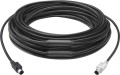 Logitech GROUP 15m Extender Cable kabel PS/2 6-p Mini-DIN Czarny - 2330334