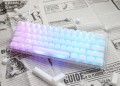 Ducky One 3 Aura White Mini klawiatura Gaming USB QWERTY Amerykański międzynarodowy Biały - 2350563