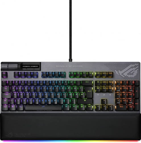 ASUS ROG Strix Flare II Animate klawiatura Gaming USB QWERTZ Niemiecki Czarny - 1923309