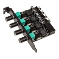 Lamptron CP436 regulator prędkości wentylatora 4 kan. Czarny, Zielony - 2350595