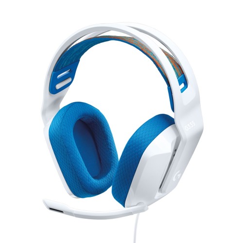 Słuchawki gamingowe przewodowe G335 białe EMEA - 2334881