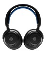 Steelseries Arctis Nova 7P Zestaw słuchawkowy Przewodowy i Bezprzewodowy Opaska na głowę Gaming USB Type-C Bluetooth Czarny, Niebieski - 1989780