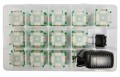 ALLNET 124344 lampa LED Niebieski, Zielony, Pomarańczowy, Czerwony, Ciepłe białe, Żółty - 2339486