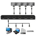 Qoltec 51799 Aktywny rozdzielacz Splitter 4 x HDMI 4K x 2K | 6Gb/s | 60Hz - 1958972
