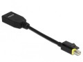 DeLOCK 65978 adapter kablowy 0,15 m Mini DisplayPort DisplayPort Czarny - 2128905