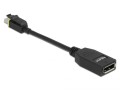 DeLOCK 65978 adapter kablowy 0,15 m Mini DisplayPort DisplayPort Czarny - 2351208