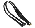Supermicro CBL-SAST-1276F-100 kabel SAS 0,76 m Czarny - 2351275