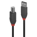 Lindy 36677 kabel USB USB 2.0 10 m USB A USB B Czarny, Szary, Czerwony - 2351298