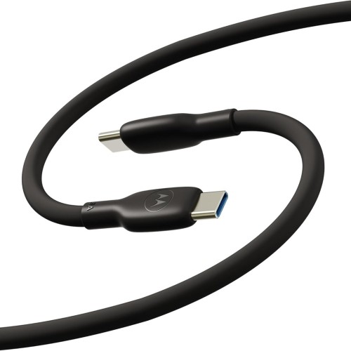 Motorola Silicone Cable C-C 5A 2m, Black - 2351310