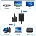 Techly IDATA HDMI-VGA3 adapter kablowy Czarny - 2351330