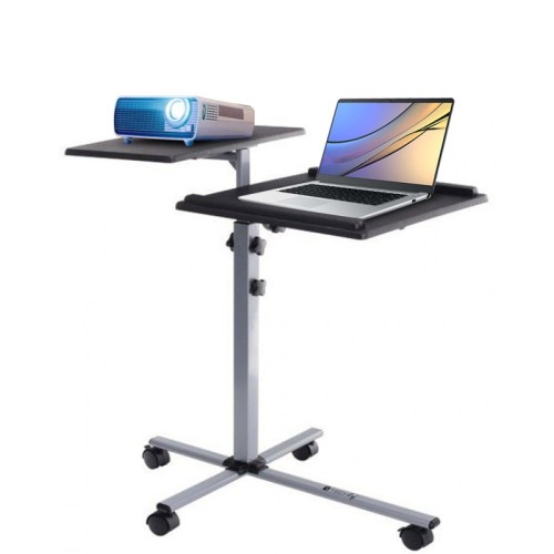 Techly ICA-TB TPM-2 stojak na laptop Podstawka na notebooka Czarny, Srebrny - 2205844
