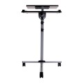 Techly ICA-TB TPM-2 stojak na laptop Podstawka na notebooka Czarny, Srebrny - 2351366