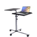 Techly ICA-TB TPM-2 stojak na laptop Podstawka na notebooka Czarny, Srebrny - 2351362