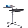 Techly ICA-TB TPM-2 stojak na laptop Podstawka na notebooka Czarny, Srebrny - 2351360