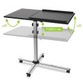 Techly ICA-TB TPM-2 stojak na laptop Podstawka na notebooka Czarny, Srebrny - 2351363