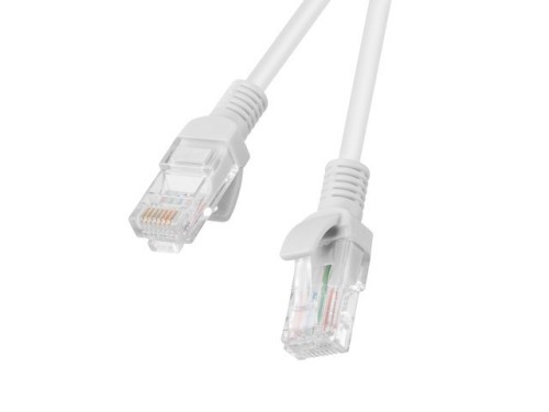 PATCHCORD KAT.5E UTP 1M SZARY FLUKE PASSED LANBERG 10-PACK - 2351394