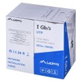 LANBERG KABEL UTP 1GB/S 305M DRUT CCA CZARNY - 1765270