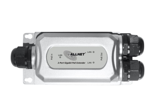 ALLNET ALL-PR2013O-30W mostki i mnożniki Wzmacniacz sieciowy 1000 Mbit/s Czarny, Srebrny - 2339798