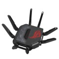 ASUS ROG Rapture GT-BE98 router bezprzewodowy 10 Gigabit Ethernet Quad-band (2.4 GHz / 5 GHz-1 / 5 GHz-2 / 6 GHz) Czarny - 2351584