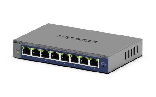 NETGEAR GS108Ev4 Nie zarządzany L2/L3 Gigabit Ethernet (10/100/1000) Szary - 2339843