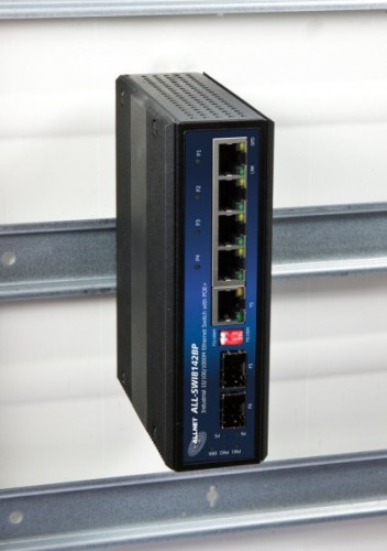 ALLNET 134037 Nie zarządzany Gigabit Ethernet (10/100/1000) Obsługa PoE Czarny - 2339890