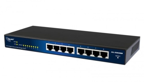 ALLNET 112533 Zarządzany L2 Gigabit Ethernet (10/100/1000) Czarny - 2339886