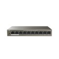 Tenda TEF1110P-8-63W łącza sieciowe Nie zarządzany Fast Ethernet (10/100) Obsługa PoE Czarny - 833497