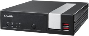 Shuttle XP? slim DL20NV2 komputer typu barebone Wielkość PC 1.35L Czarny N4505 Intel SoC BGA 1090 2 GHz