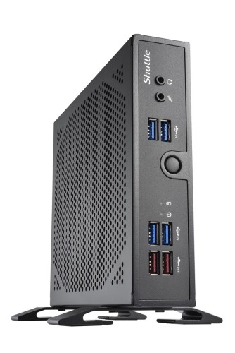Shuttle DS50U3 komputer typu barebone Wielkość PC 1.3L Czarny i3-1315U - 2340175