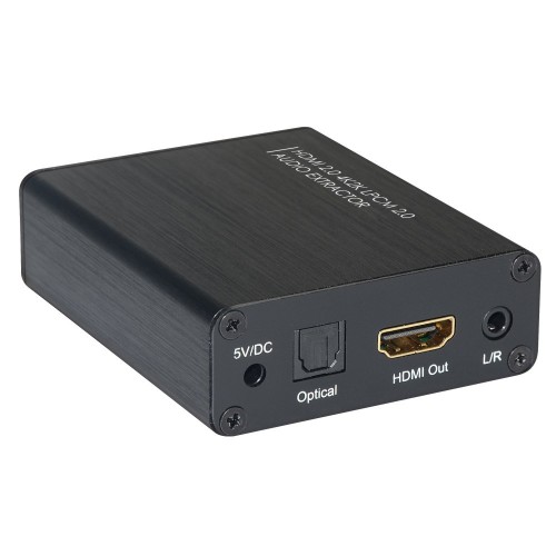 Techly IDATA HDMI-EA4K konwerter plików audio Czarny - 2136664