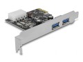 DELOCK KARTA PCI-E -> USB 3.0 2-PORT 89243 - 2352038