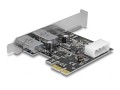DELOCK KARTA PCI-E -> USB 3.0 2-PORT 89243 - 1898675