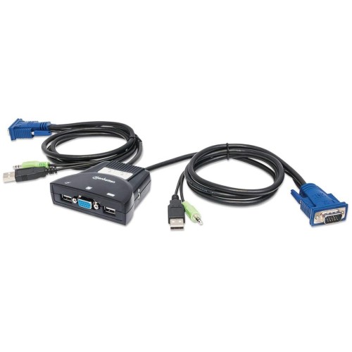 Manhattan 151245 przełącznik KVM Czarny - 2137694