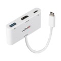 Lindy 43340 zewnętrzna karta graficzna usb 3840 x 2160 px Biały - 1889102