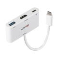 Lindy 43340 zewnętrzna karta graficzna usb 3840 x 2160 px Biały - 2352145