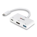Lindy 43340 zewnętrzna karta graficzna usb 3840 x 2160 px Biały - 2352149